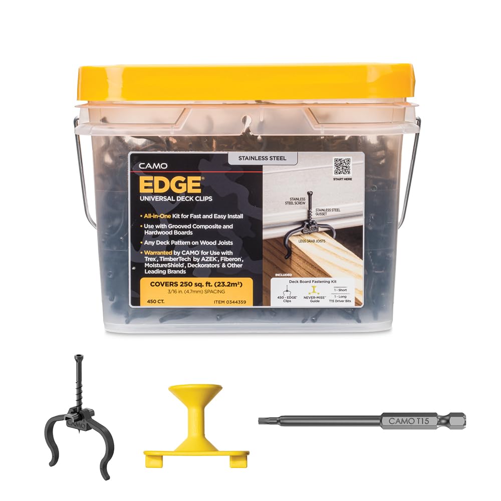 CAMO 0344359 Edge Clip Hidden Deck Fasteners (450 ct)