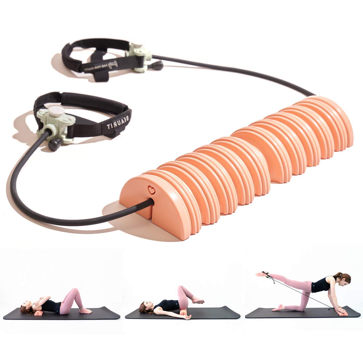 Home Pilates Set | Foam Roller Set(ABS) | Back Massager | Massage Roller | Muscle Roller for Leg | Yoga Accessories | Yoga Roller | High Density | Body Roller | Exercise Roller | Body Massage