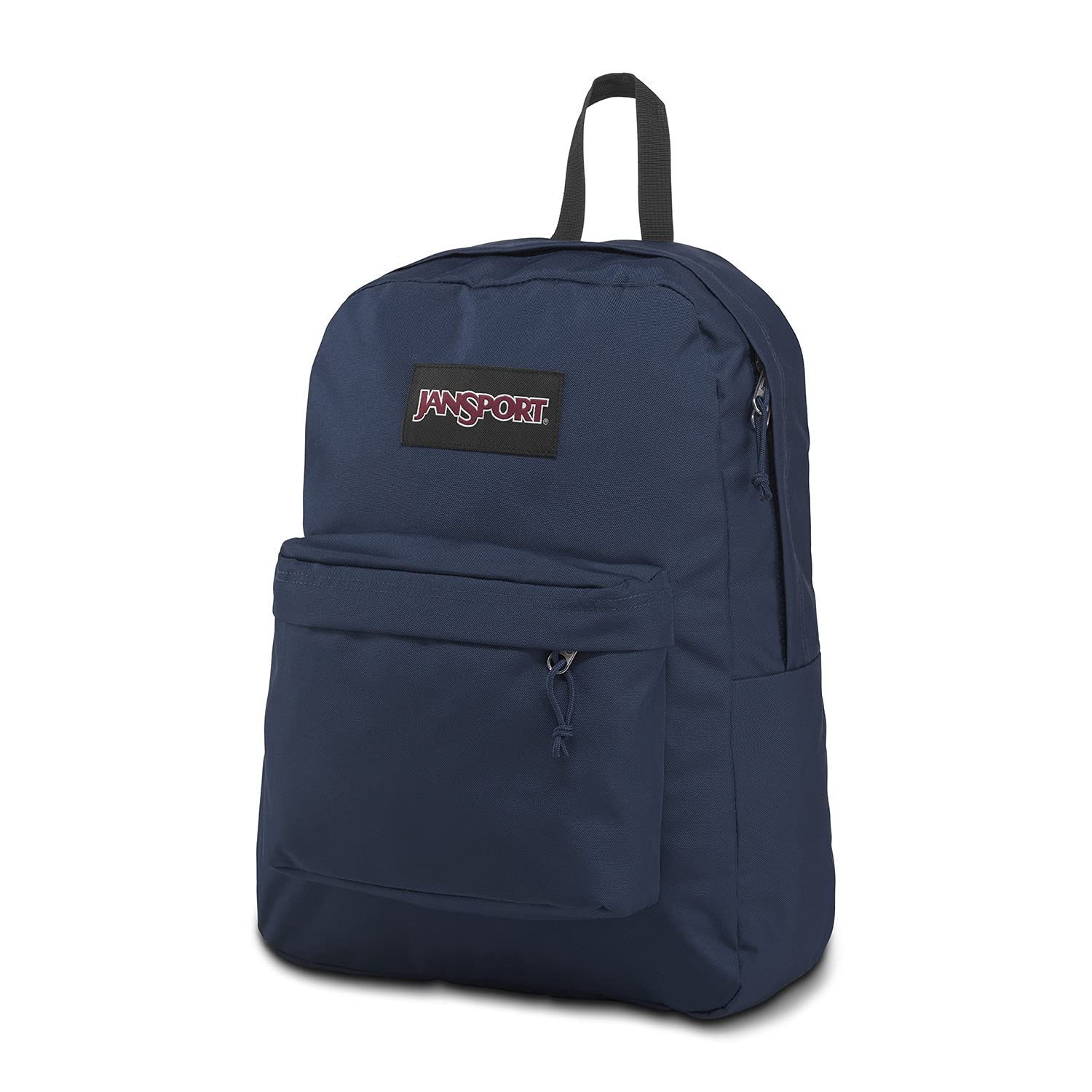 JanSport SuperBreak Plus Backpack with Padded 15-inch Laptop Sleeve and Integrated Bottle Pocket - Spacious and Durable Daypack for Work and Travel - Navy