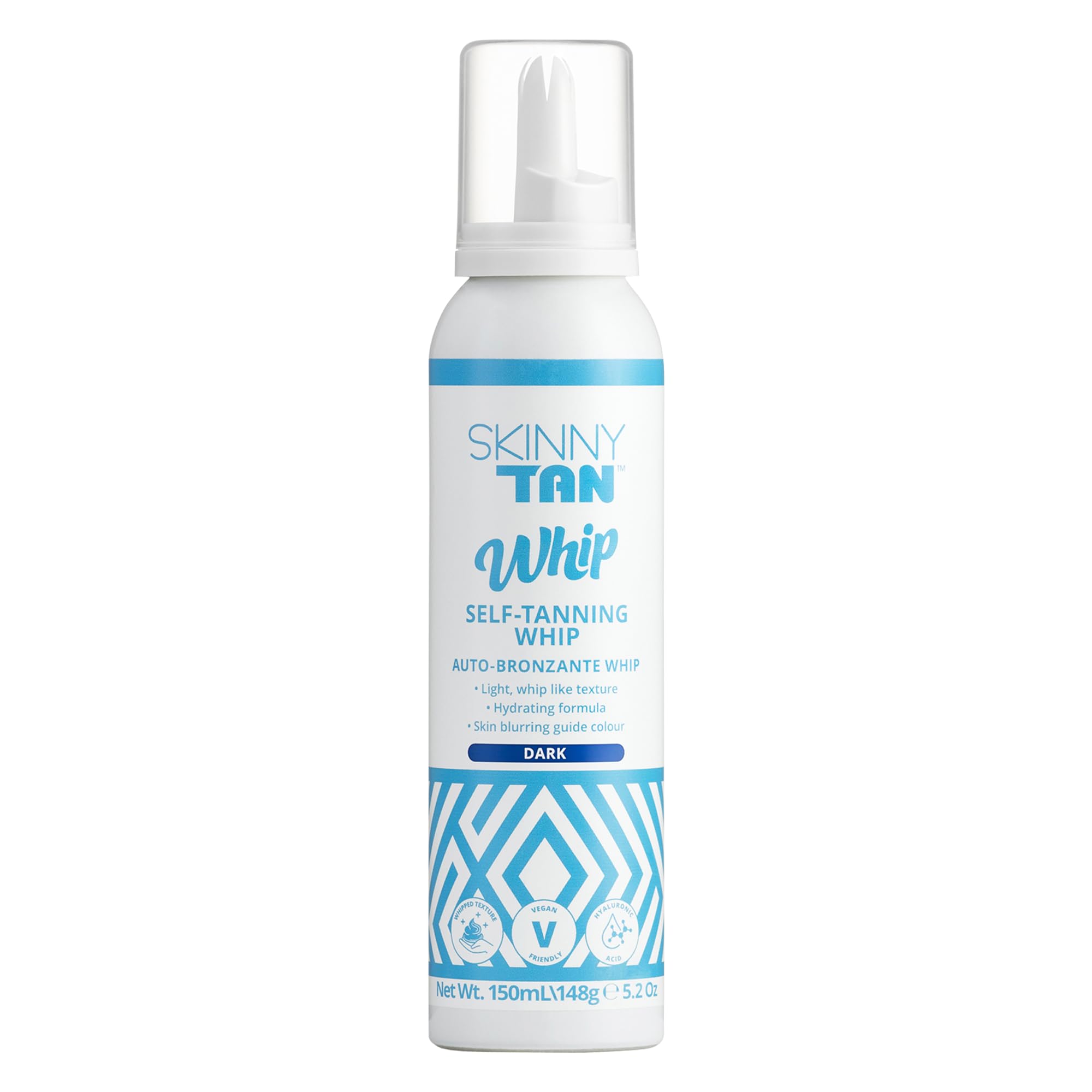 Skinny TanSelf-Tanning Whip - Nourishing Glow Self Body Tanner - Self Tan with Hyaluronic Acid, Superfoods, and Vitamin E - Dark - 5 oz