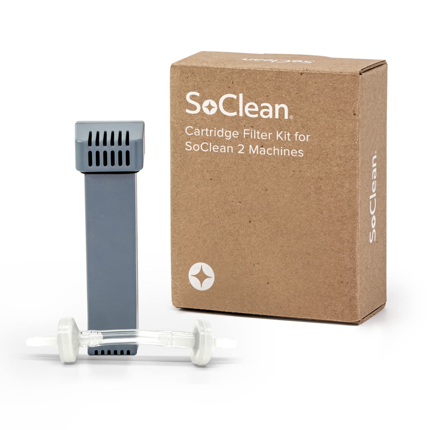 SoClean Filter Kit | Includes Replacement Filter Cartridge with O-Ring and Check Valve Assembly for SoClean 2 Cleaner and Sanitiser Machines | Easy to Install