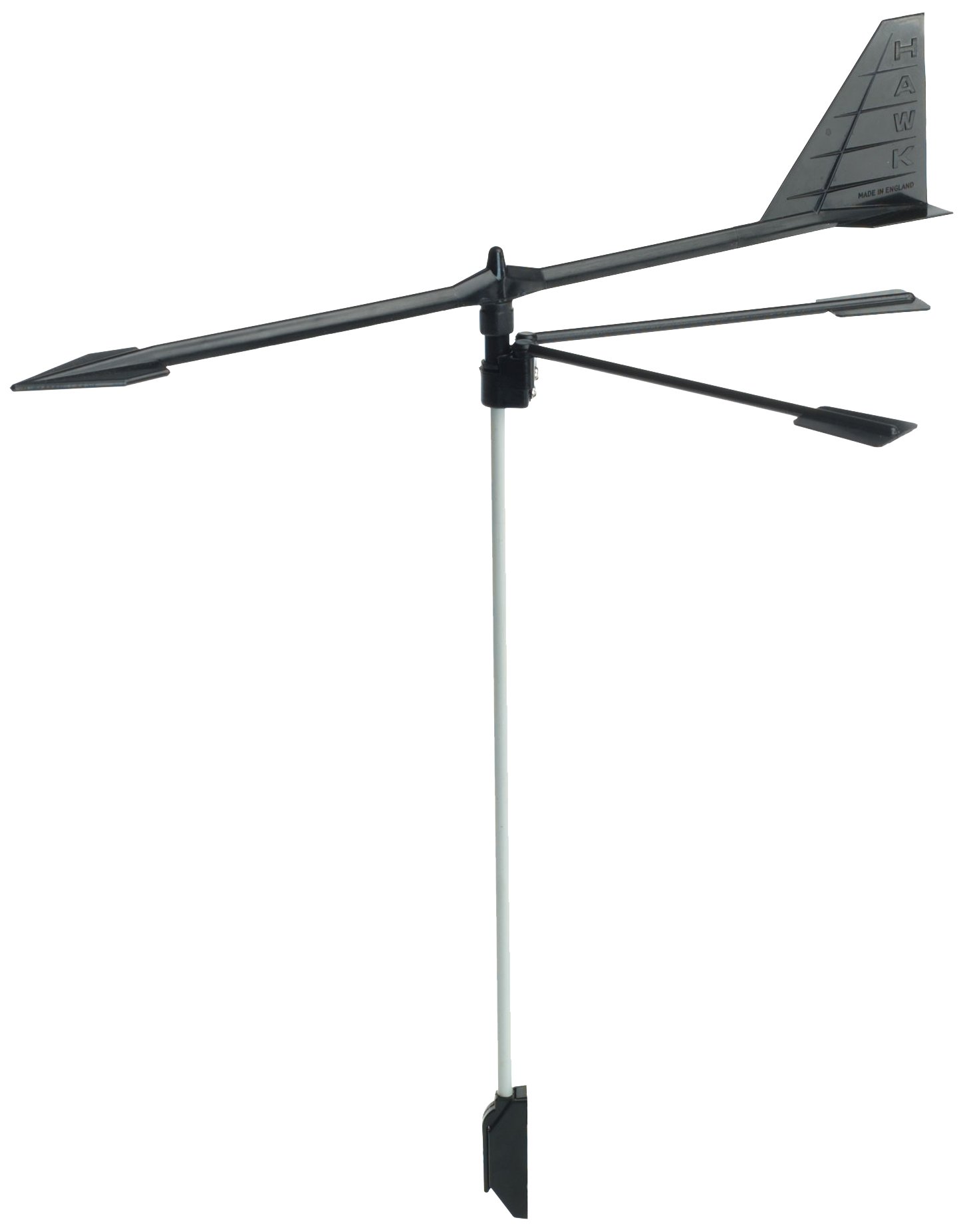 HAWK APPARENT WIND INDICATOR (vessels up to 8m length) - the original, the best!, Black