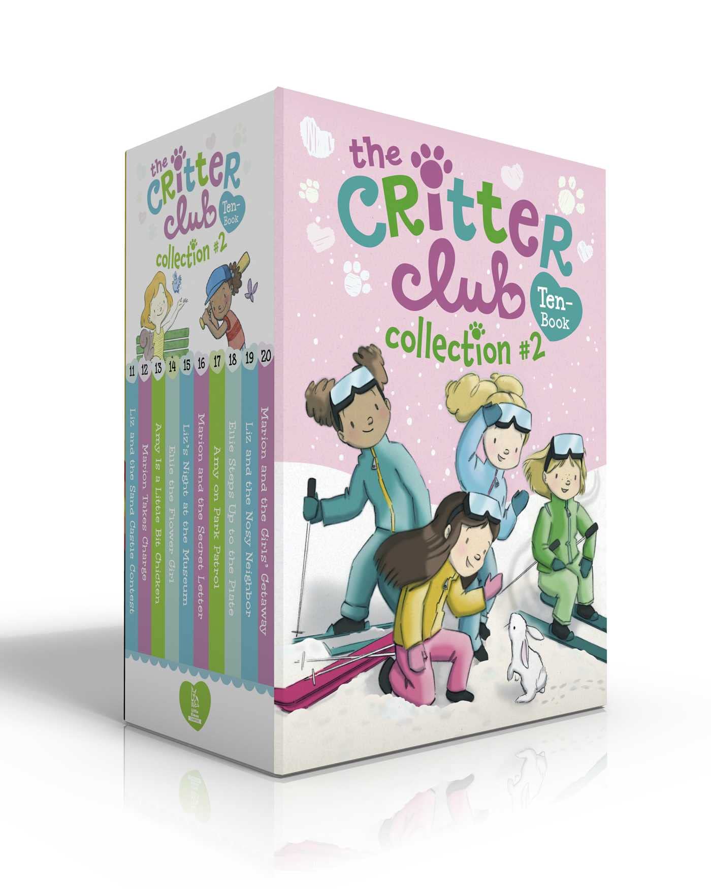 The Critter Club Ten-Book Collection #2 (Boxed Set): Liz and the Sand Castle Contest; Marion Takes Charge; Amy Is a Little Bit Chicken; Ellie the ... to the Plate; Liz and the Nosy Neighbor; etc.