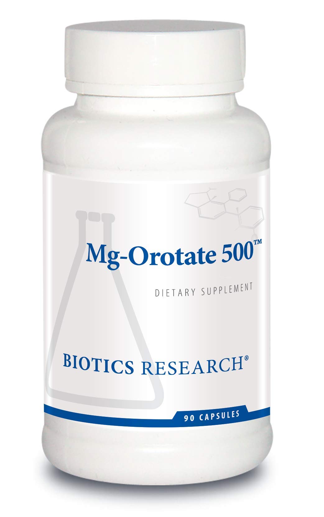 Biotics Research Mg Orotate 500 Magnesium Orotate Form, Cardiovascular Support, Heart Health, Overall Relaxation Response, Improves Sleep and Muscle Relaxation. 90 Capsules