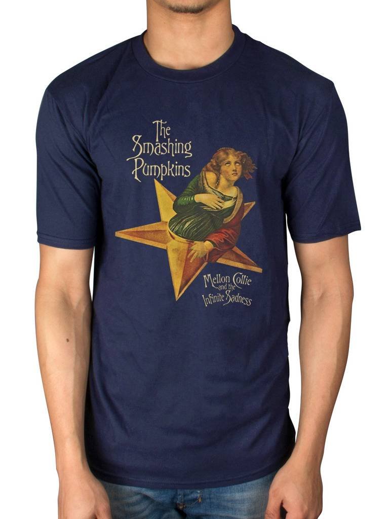 AWDIPOfficial Smashing Pumpkins Mellon Collie T-Shirt Navy