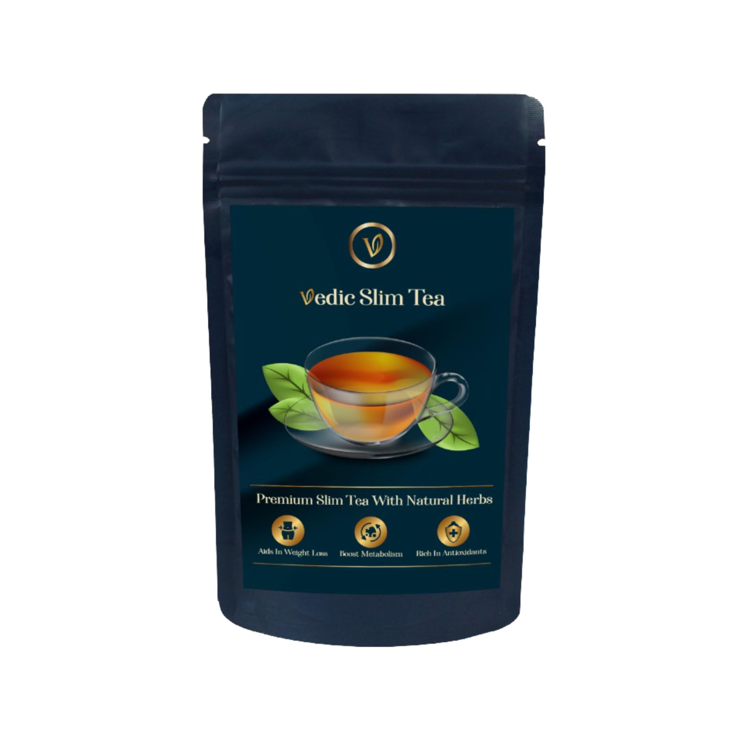 Baton Tea Vedic Slim Tea For Body Detox-100 Gm Loose Leaf, 1-Month Pack | Expertly Blended Herbs, Spices, And Oolong Tea | Reduce Bloating & Improve Digestion | No Side Effects, 100% Safe