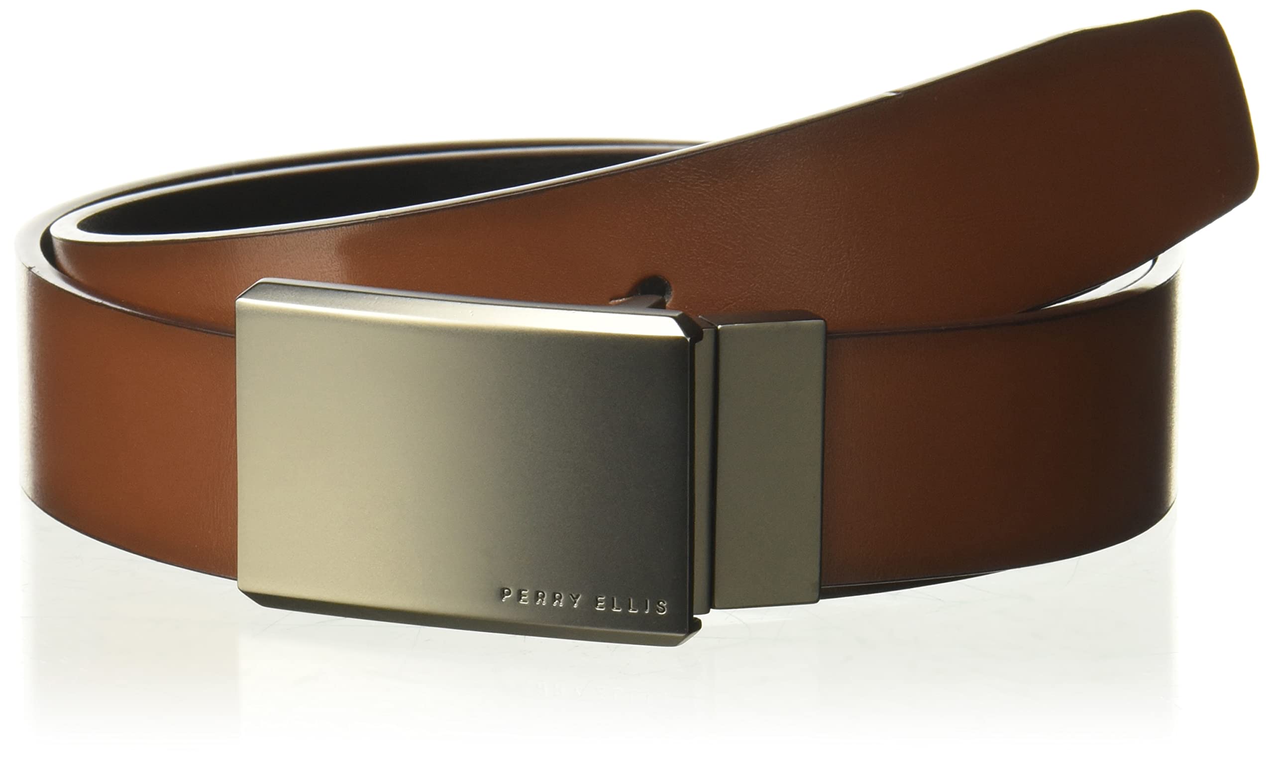 Perry Ellis Men's Reversible Matte at Me Belt