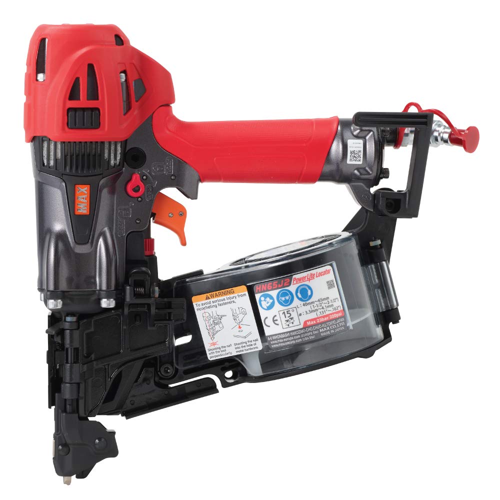 PowerLite HN65J2 High Pressure Coil Metal Connector Nailer up to 2-1/2"""