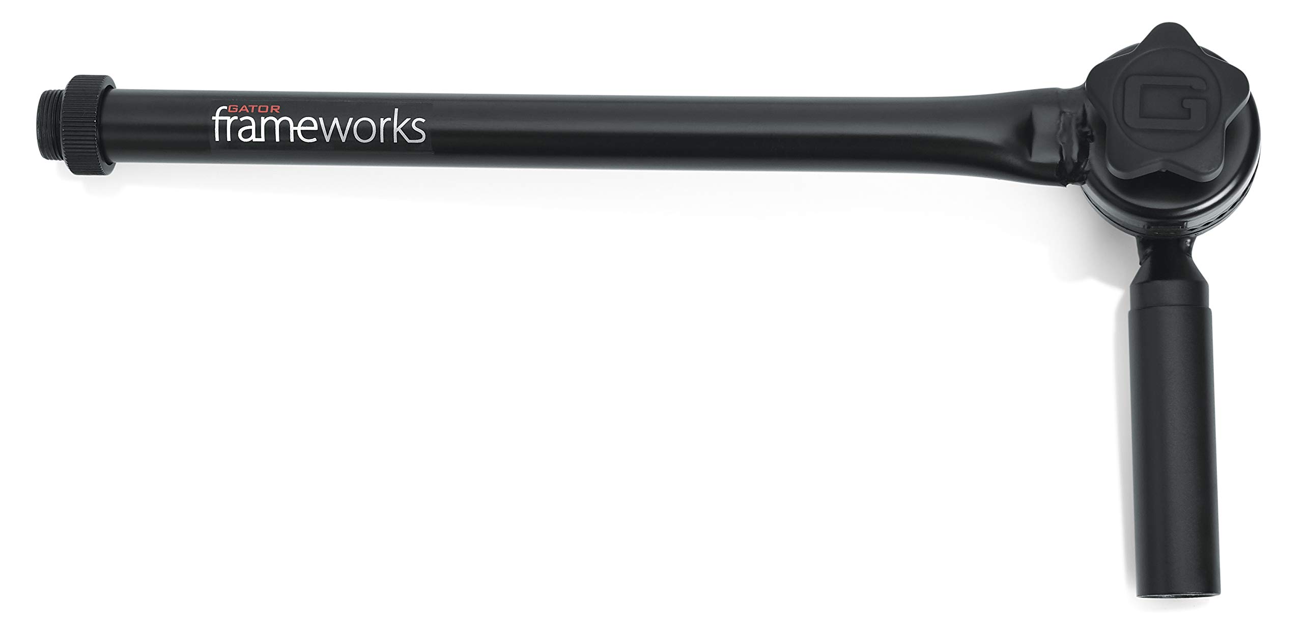 Gator Frameworks Adjustable Angled Mini Boom Arm with Interlocking Design; 9" Boom Arm ( GFW-MIC-CLMPBM9 )