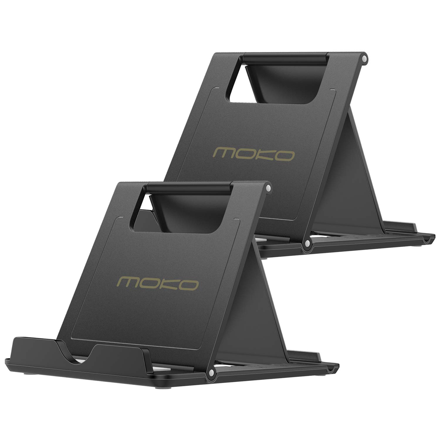 MoKo2PCS Phone/Tablet Stand, Desktop Holder for 4-11" Device, Fit with iPhone 16/Pro/Pro Max/Plus, iPhone 15/Pro/Pro Max/Plus, iPhone 14/Pro/Pro Max/Plus, iPhone 13/Pro/Pro Max/Plus