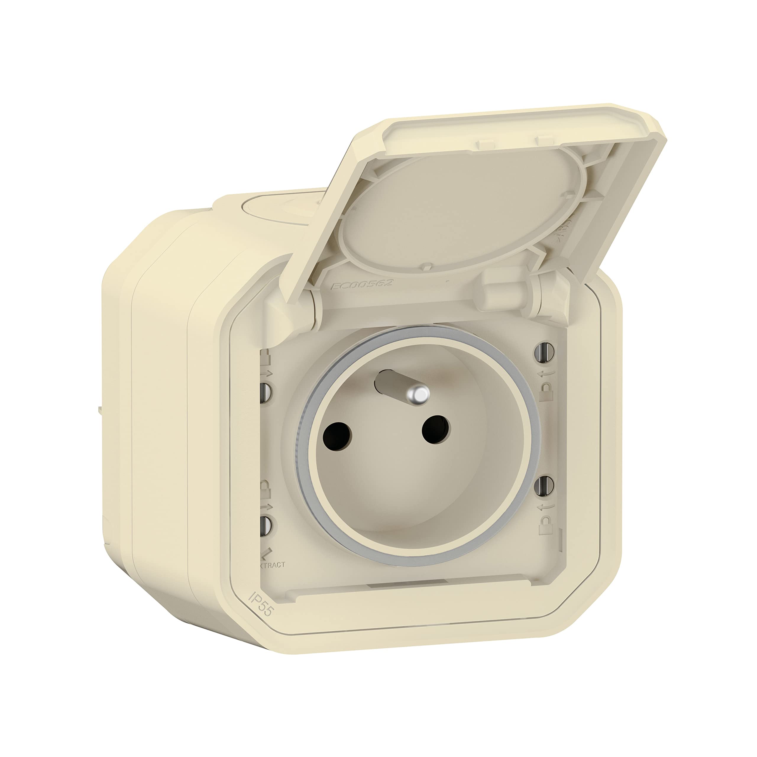 Legrand - Socket with waterproof earthing with flap Plexo 16 A 250 V completely delivered for sand mounting