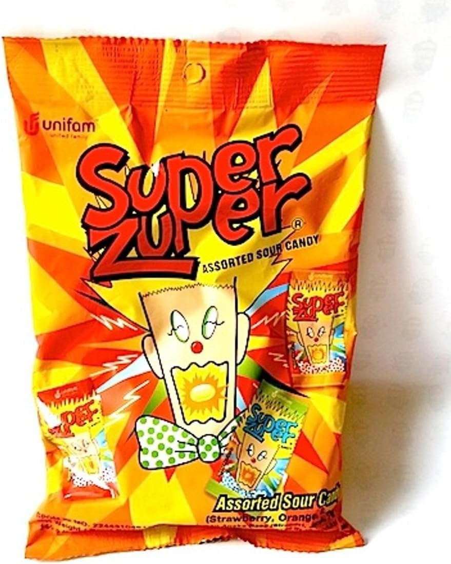 Uniform Super Zuper Assorted Sour Candy (Pack of 2) 140g