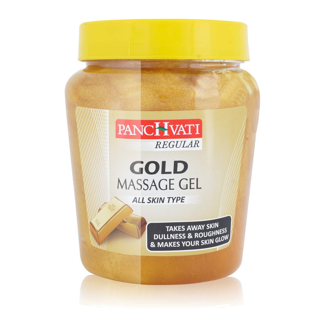 Panchvati Herbals Gold Face Massage Gel For Face Heals & Soothes Dry Skin Reduces Redness & Inflammation Has Cooling Effect On Skin 500 Ml