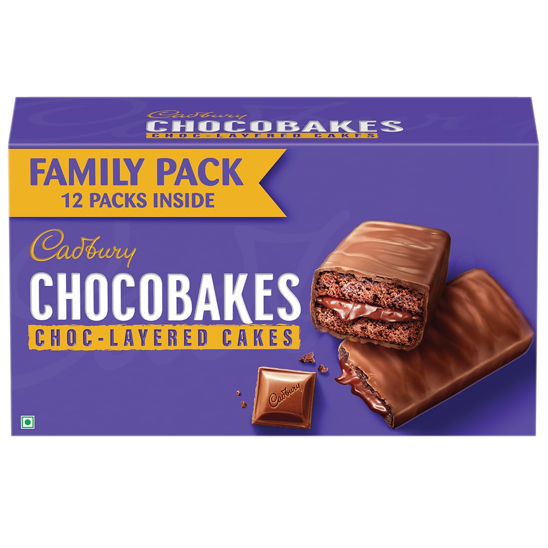 Cadbury Chocobakes ChocLayered Cakes, 228 g