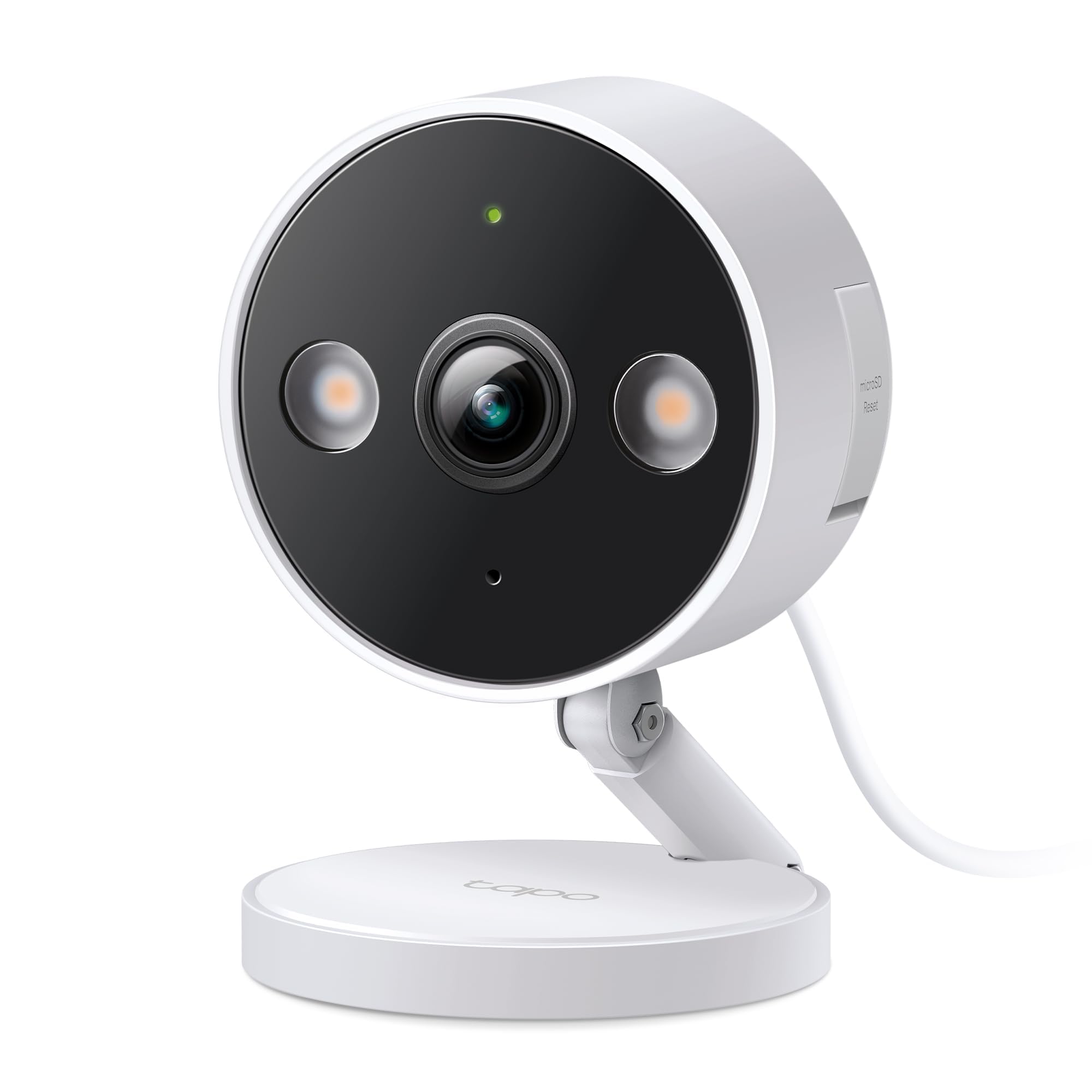 TapoTP-Link 2K QHD Security Camera, Indoor/Outdoor, 𝟮𝟬𝟮𝟰 𝗣𝗖𝗠𝗮𝗴 𝗘𝗱𝗶𝘁𝗼𝗿'𝘀 𝗖𝗵𝗼𝗶𝗰𝗲, Color Night Vision, Free Person/Pet/Vehicle Detection, Invisible IR Mode, SD Storage, C120