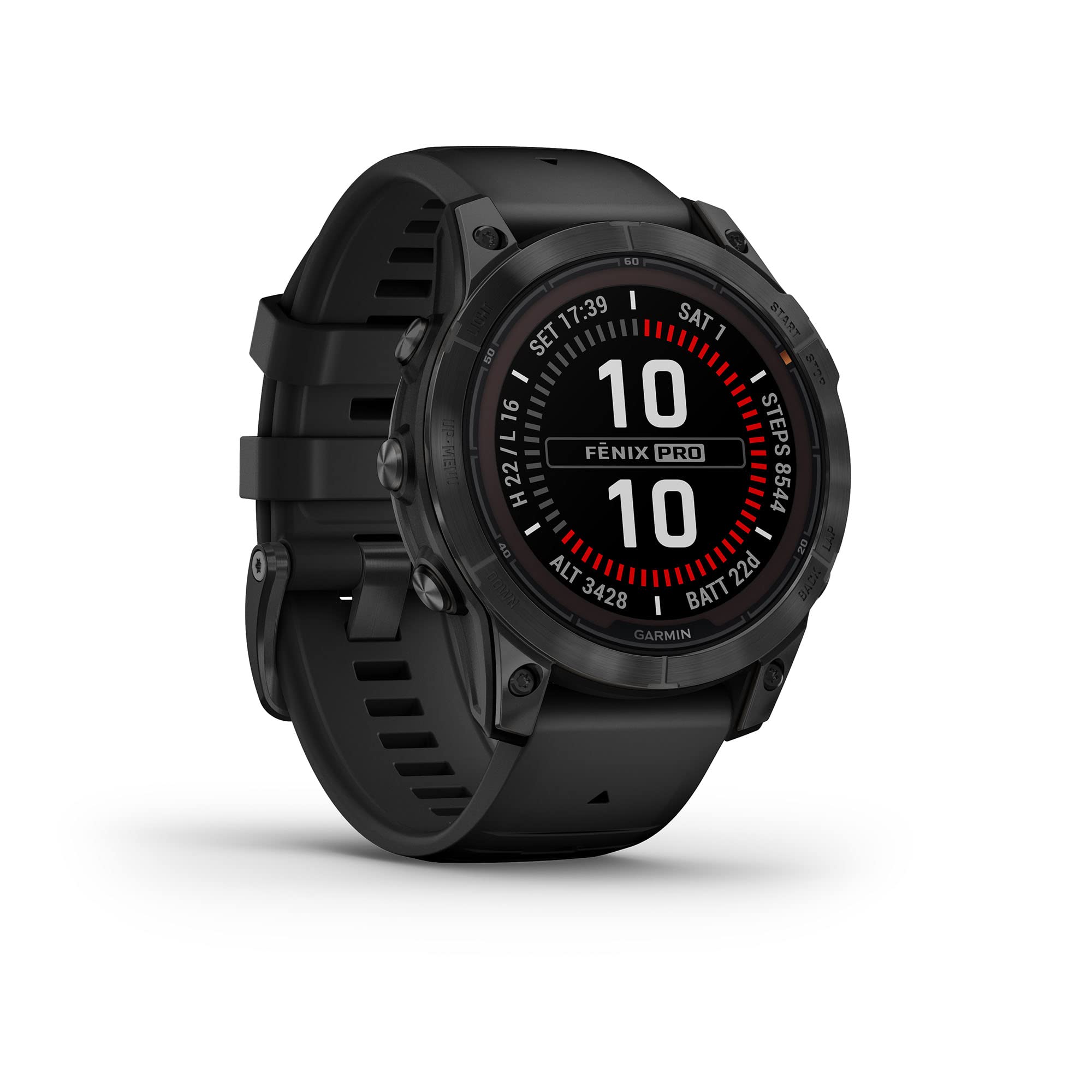 GarminFENIX 7 PRO - SOLAR EDITION- SLATE GRAY WITH BLACK BAND