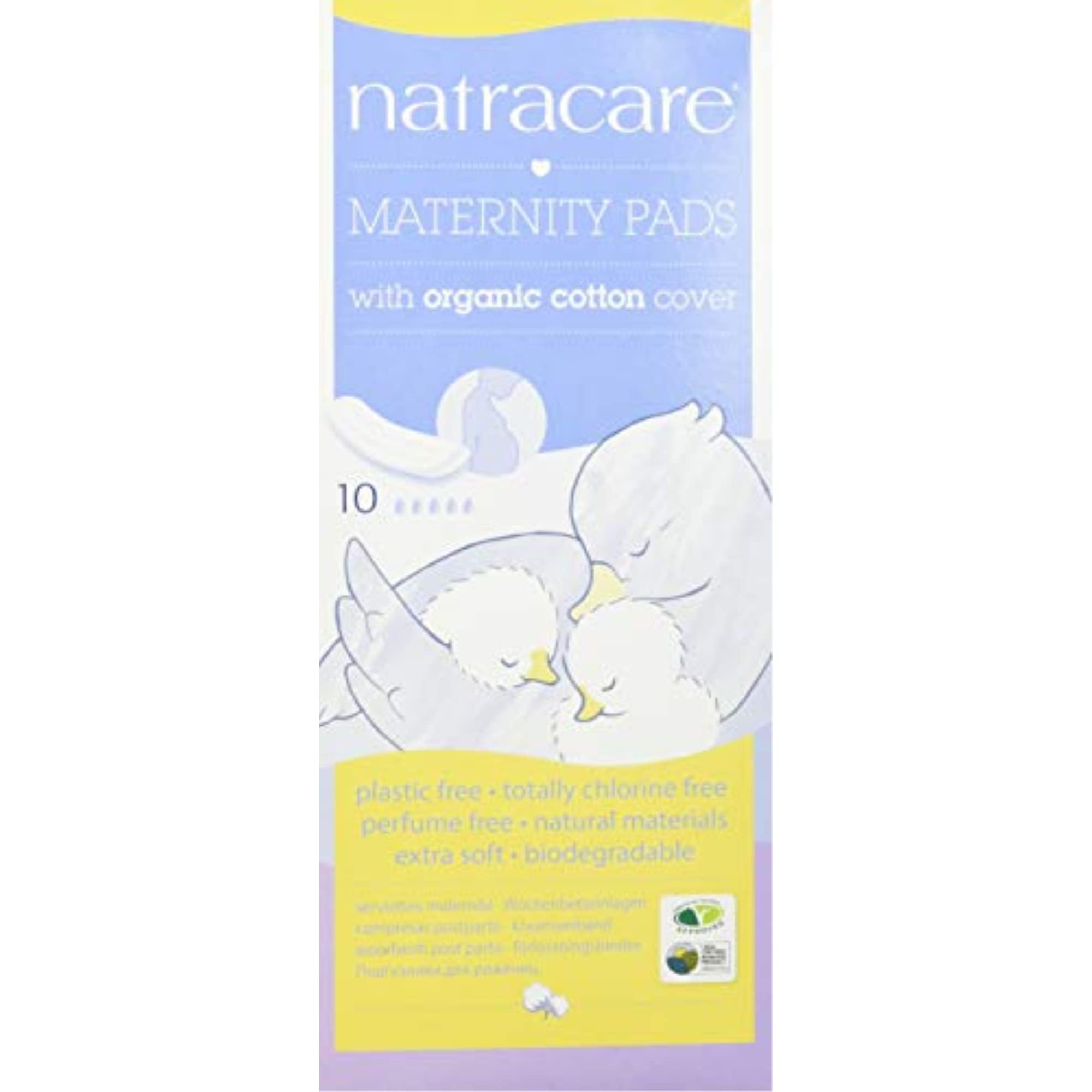 Natracare Maternity Pads 2 Boxes 10 pads in each box (20 Pads Total)