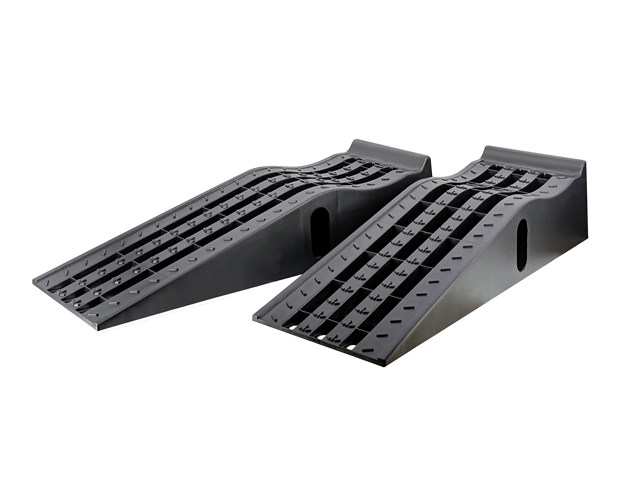 MaxxHaul 50515 6" Lift Car Ramp 6,500 Lbs Capacity Per Pair 3,250 Lbs Per Ramp, 2- Pack , Black