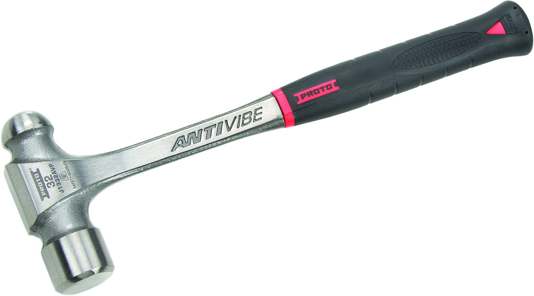 Proto Stanley Proto J1332AVP Antivibe Ball Pein Hammer, 32-Ounce