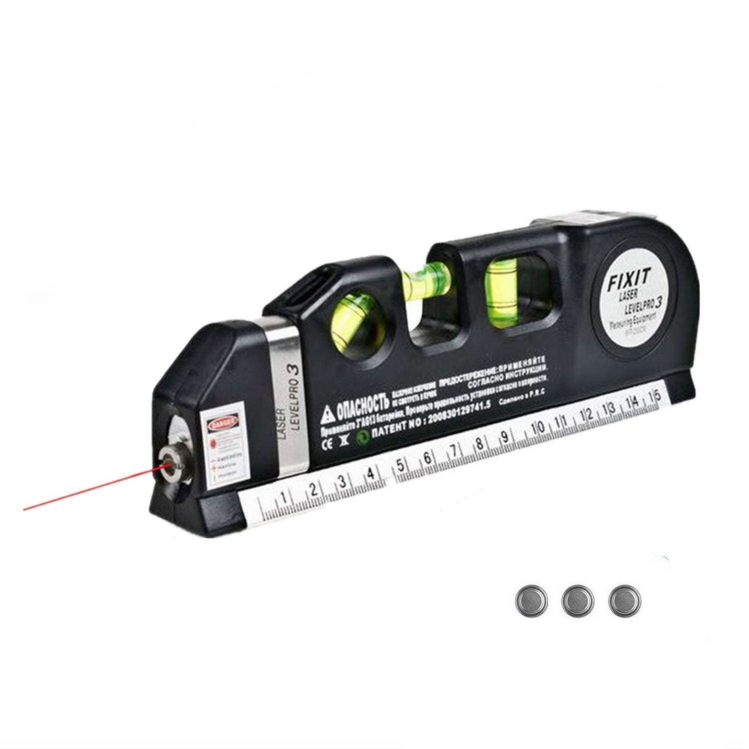 eWINNER Laser Level Measure Tools 4 In 1 Multipurpose Standard Metric Laser Level Rulers Tools