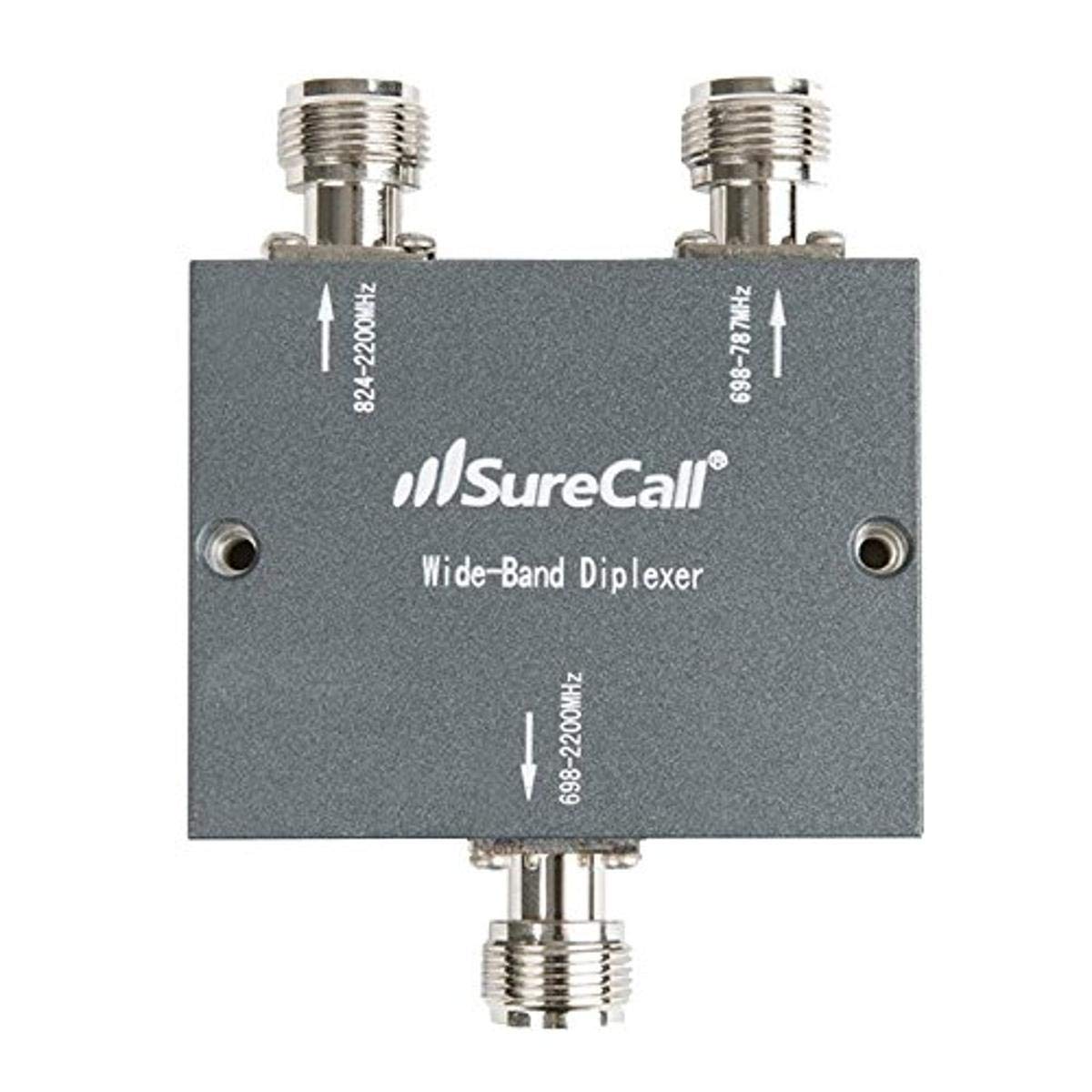 SureCall Wide Band Diplexer Frequency-Selective Distribution Device, N-Female Connectors