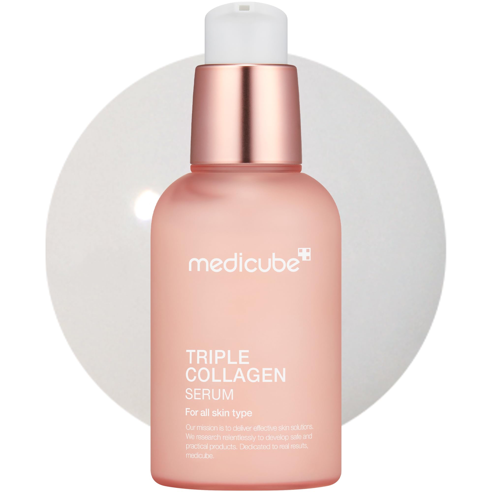 Medicube Triple Collagen Serum 1.85 fl.oz - Nourish dull skin with Triple Collagen Complex - A lightweight serum with Niacinamide and Hyaluronic Acid - Korean Skincare