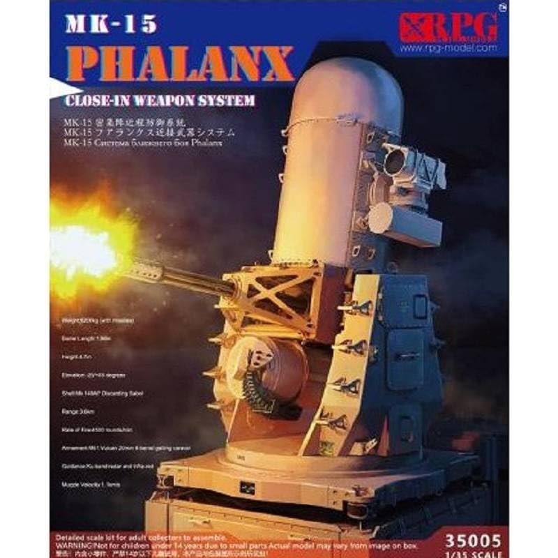 RPG Scale Model 1/35 US Navy MK-15 Phalanx Plastic Model 35005