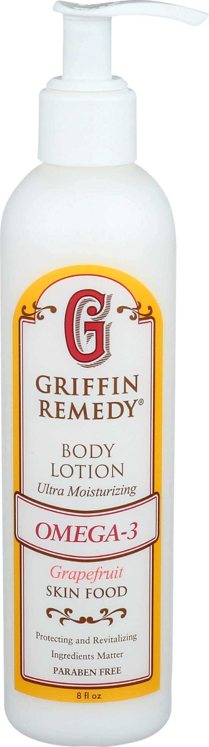 GRIFFIN REMEDY Omega 3 Body Lotion, 8 OZ