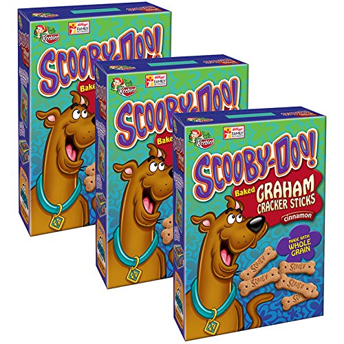 (3 Pack) Scooby-Doo Baked Graham Cracker Sticks Cinnamon, 11.0 OZ