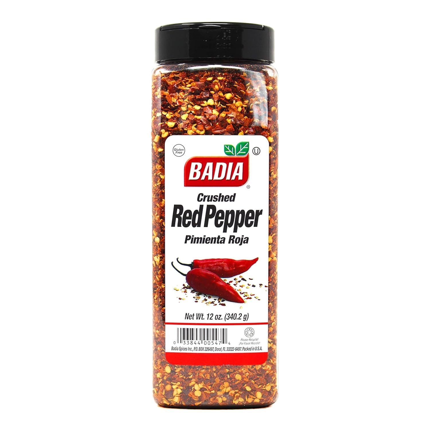 BadiaSpices inc Spice, Crush Red Pepper, 12-Ounce