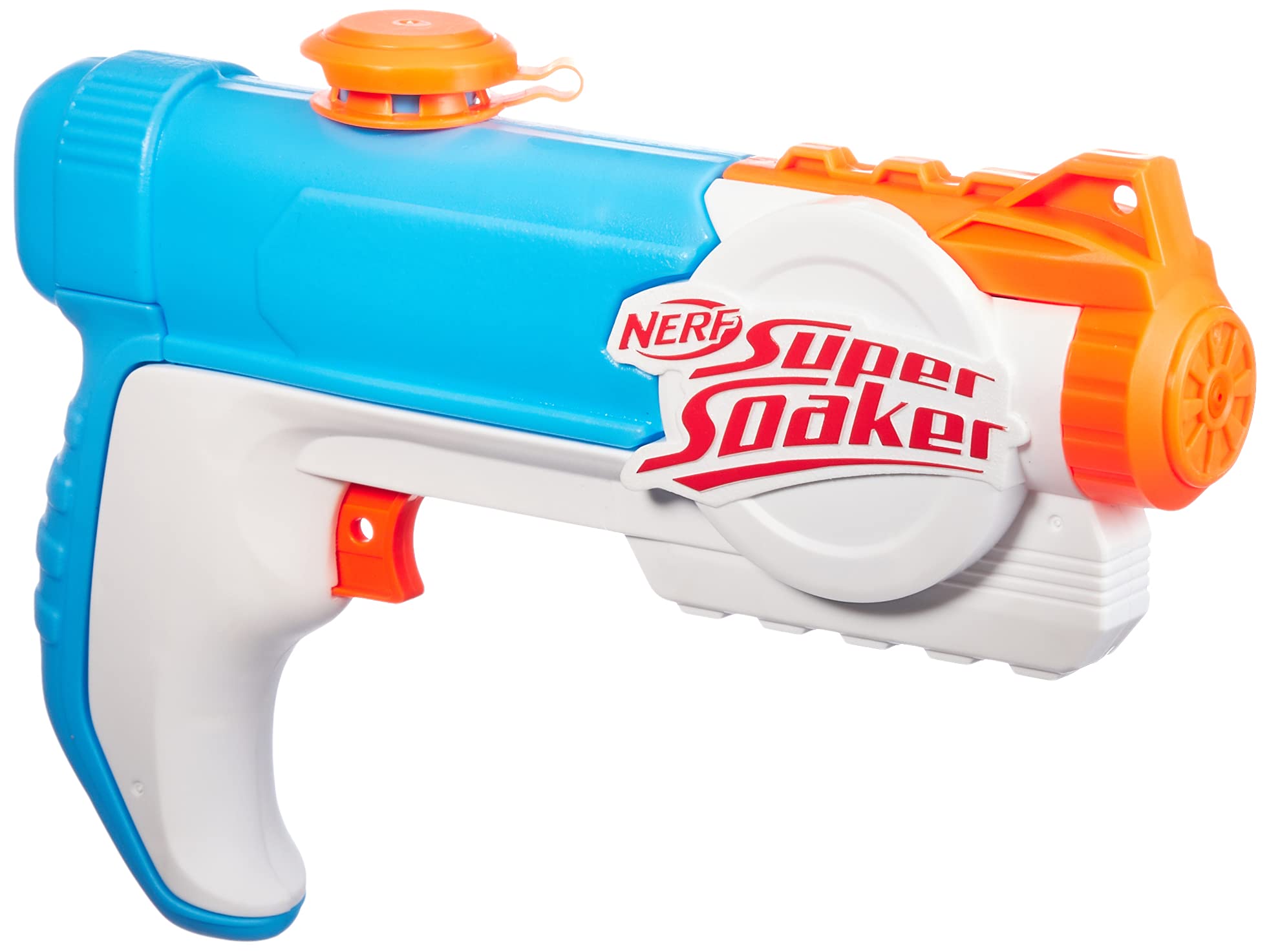 NERF Hasbro E276 Supersoaker Piranha Junior Water Pistol, 215cm, Blue,Multicolor