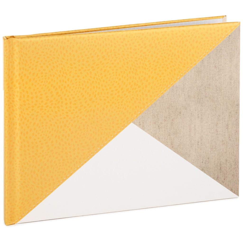 HMK Tri-Color Geometric Guest Book