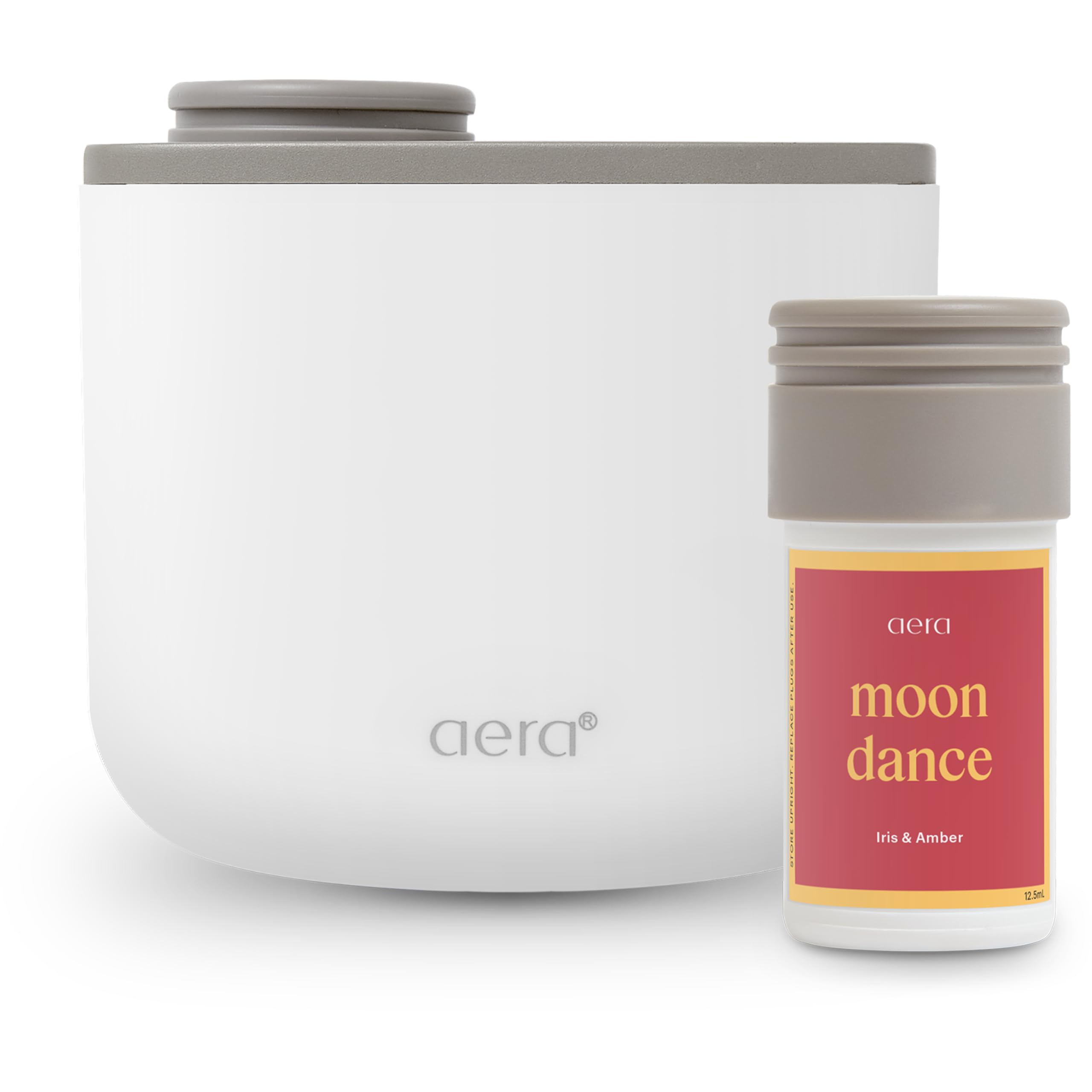 Aera Mini Home Fragrance Diffuser and Mini Moondance Scent Refill Bundle - for Rooms 100-500 Sq Ft - Alexa Compatible, Hypoallergenic, Family and Pet Safe, App Controlled