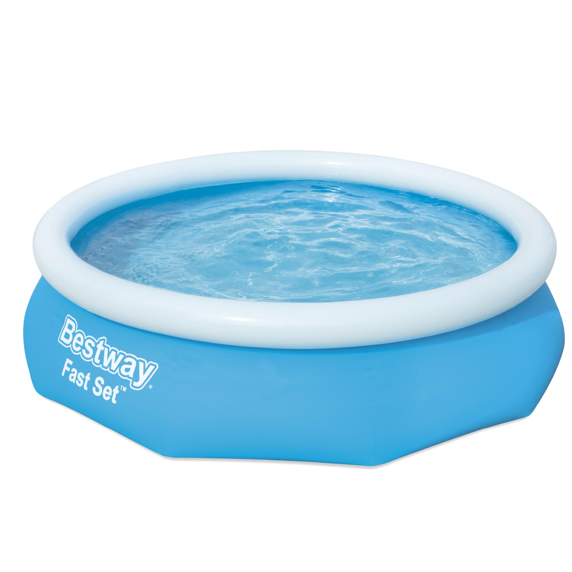 Bestway 10ft Fast Set Pool | Above Ground Swimming Pool for Kids and Adults, Outdoor Inflatable Pool, 3,800L