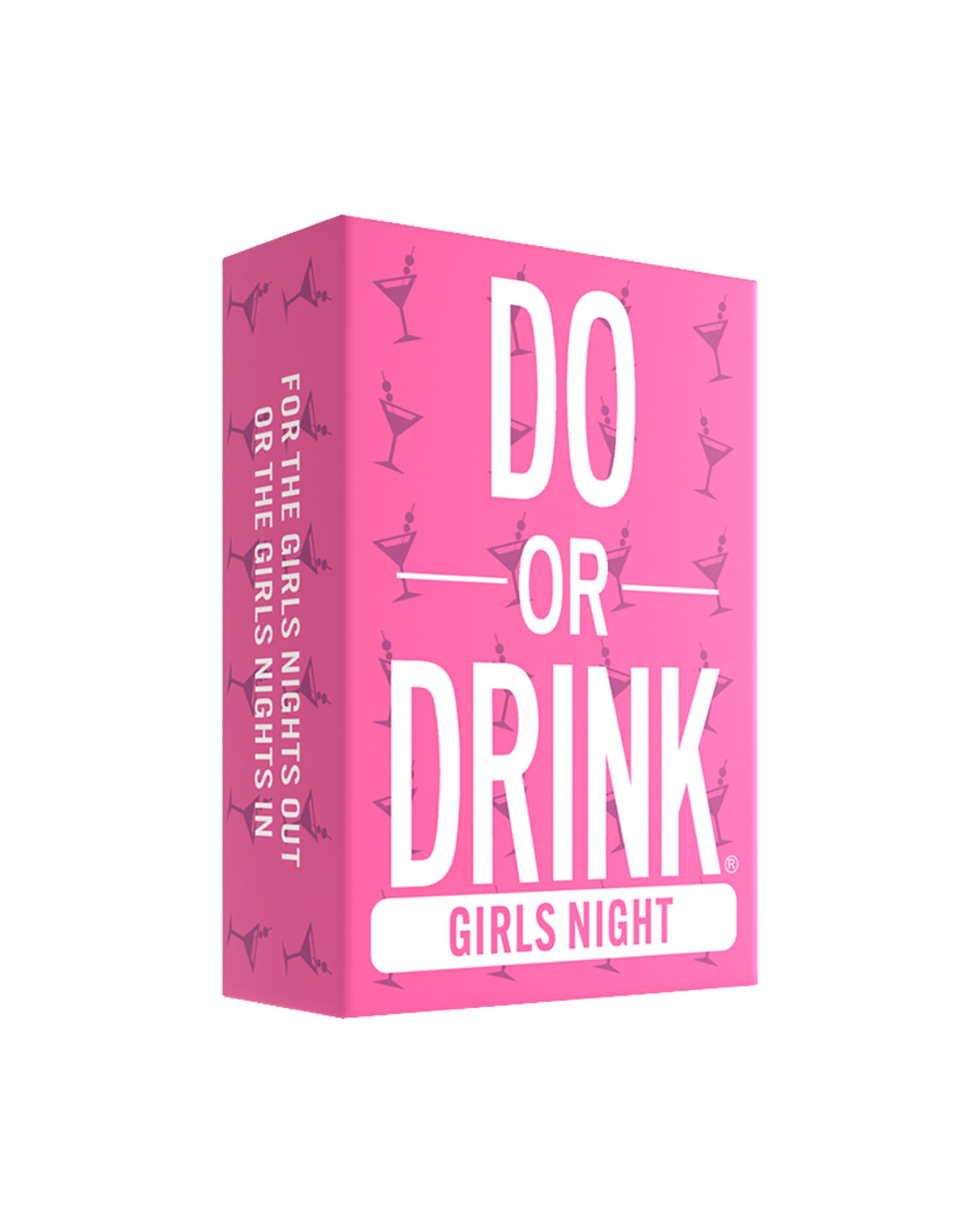 Do or Drink Girls Night - Bachelorette Party and Drinking Games with 250 Cards - Hilarious Challenges for Girls Weekend, 21st Birthdays, Bridal Showers - Great Party Starter for Game Night