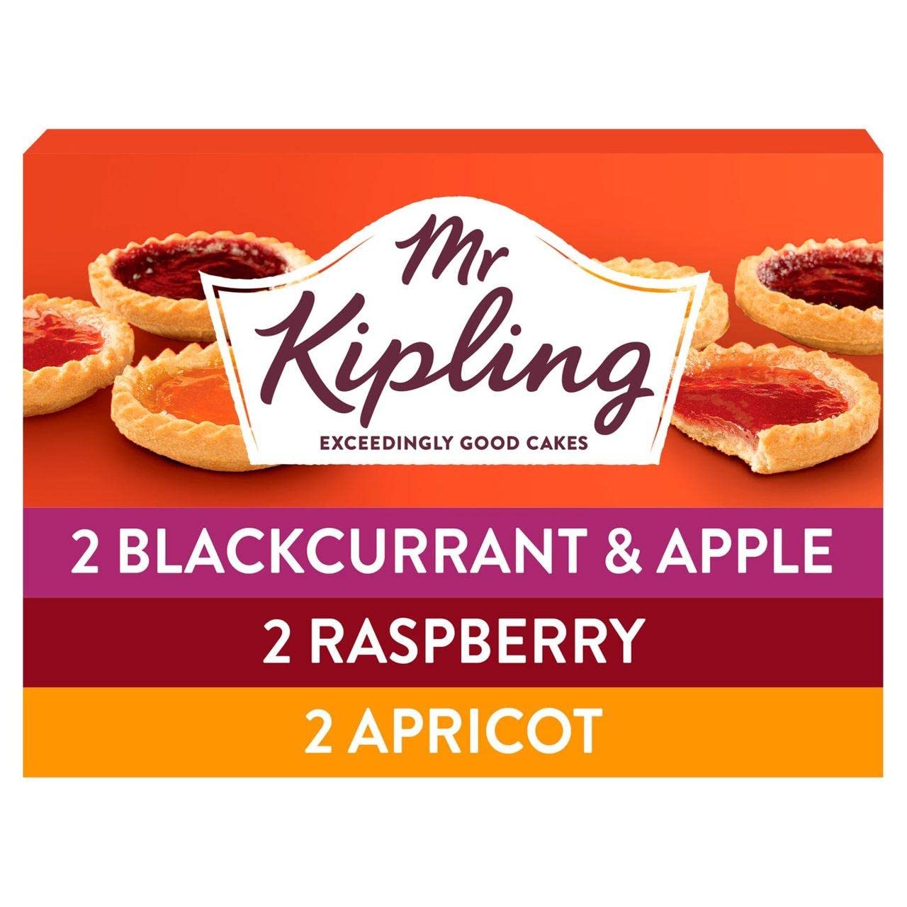 Mr Kipling Jam Tart Selection, 6 Pack