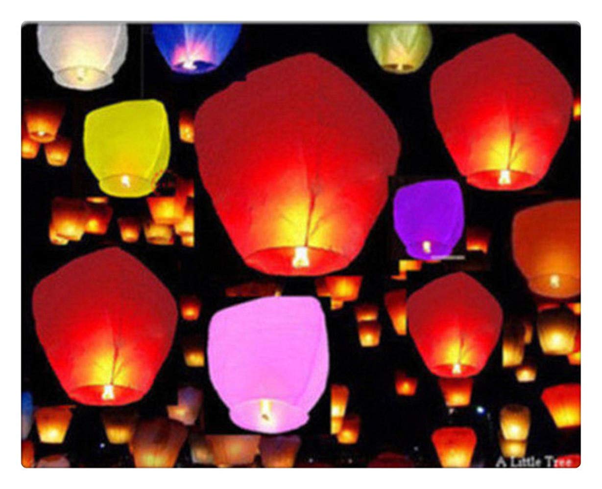 A Liittle Tree-10 Mix Eco-Friendly Chinese Flying Sky Lanterns