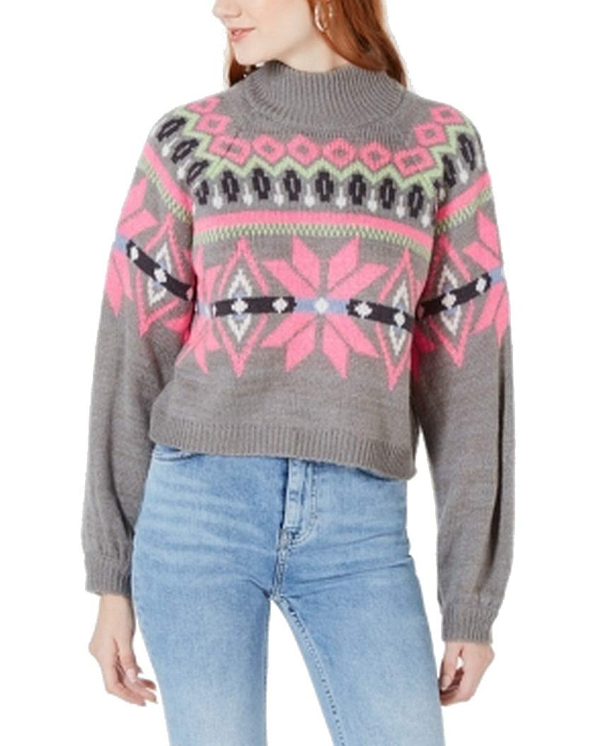 Neon Fair Isle Sweeter Grey