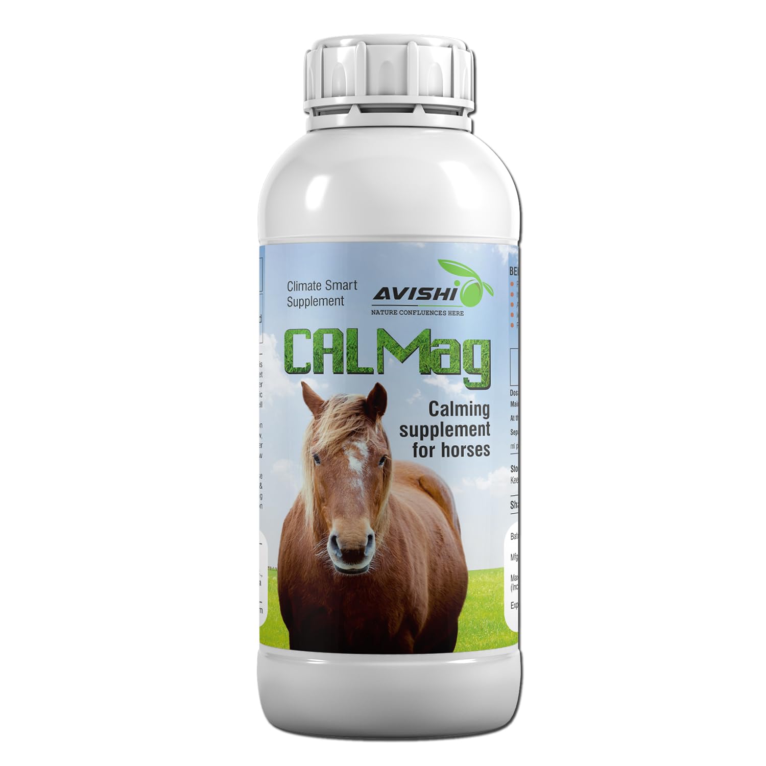 Avishi CALMag, Calming Supplement for Horses (1 LTR)