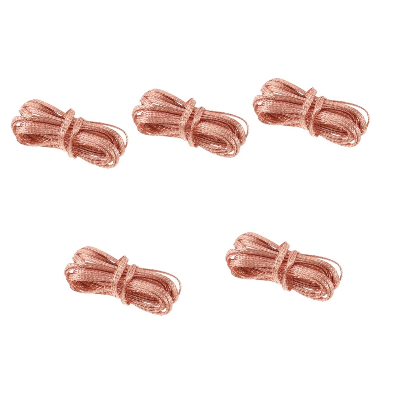 Uonlytech5pcs Copper Braided Cable Electronics Cables Industrial Cable Led Tulip Lamp Cable Straps Braided Wire Labrynths Ground Cable Pickle Crock Les Labs Practical Cable Aerospace Cable