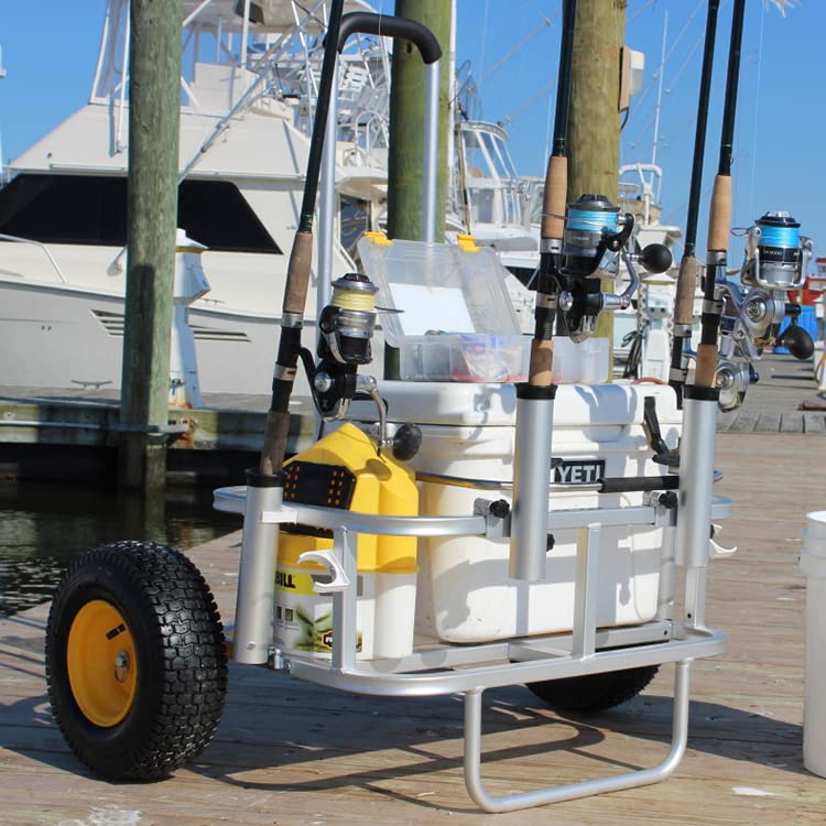 Angler's Fish-N-Mate 808 Fishing Trolley with Pier Tiers