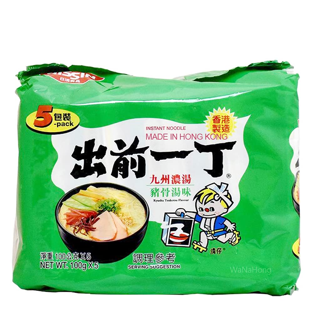 Nissin Demae Iccho Ramen Kyushu Tonkotsu Flavour 100g (Pack of 5)