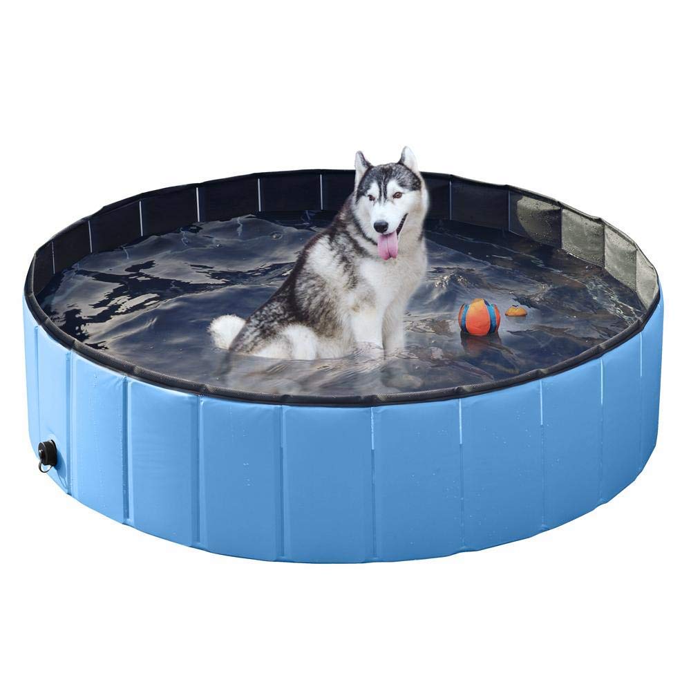 Mumoo Bear Foldable Bath Pool Collapsible Large Pool Bathing Swimming Tub Kiddie Pool, Small