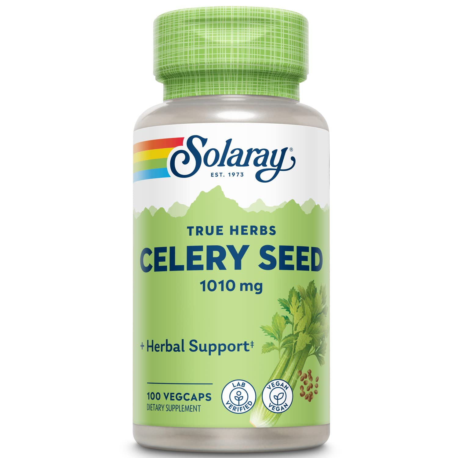 Solaray Celery Seed, 505 mg, 100 Count