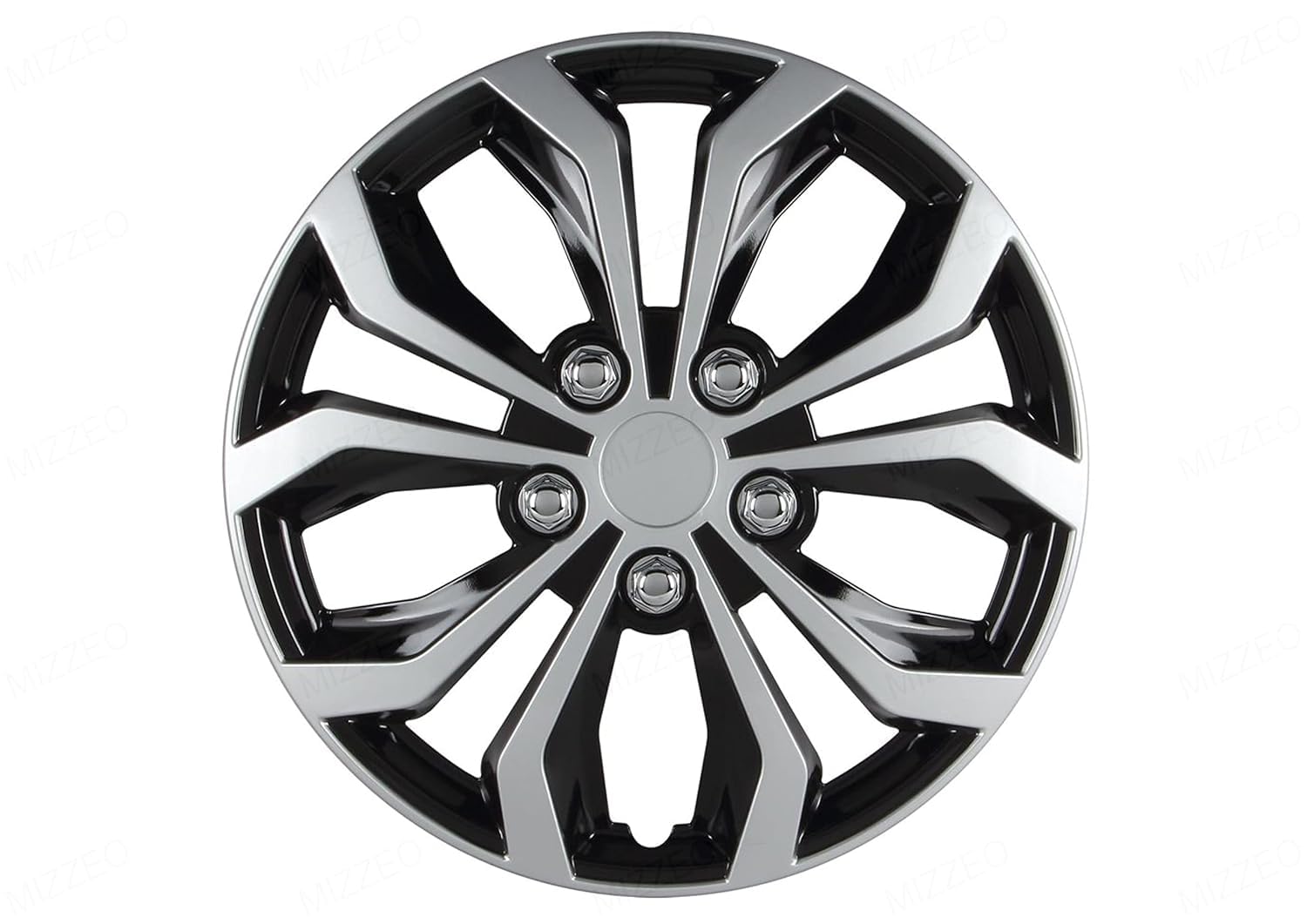 V.Ecom Premium Hubcap Wheel Cover 14" inch | Set of 4 Pcs | Steel Wheels ABS with Retention Ring | Suitable for 14' Inch Tyres.