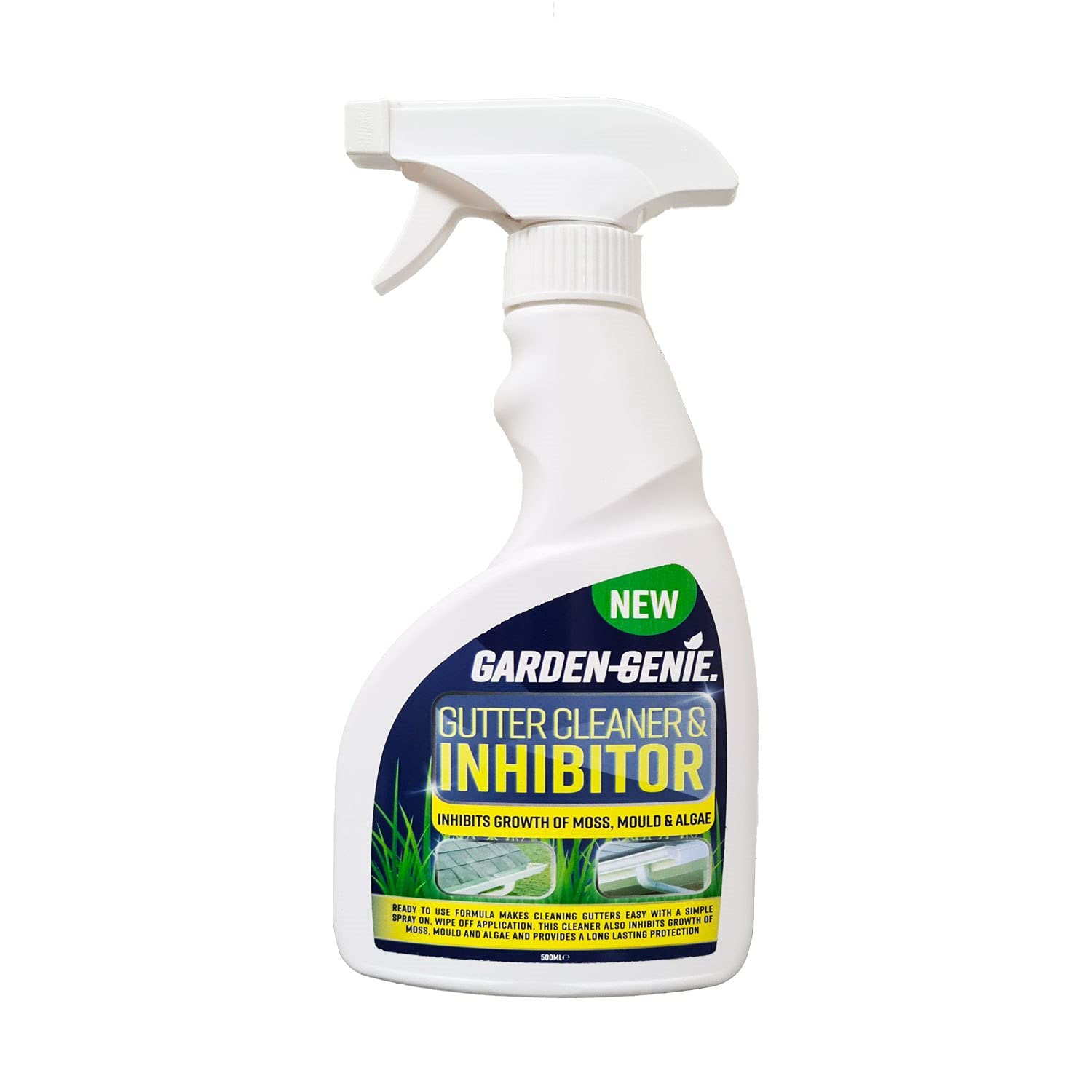 Garden Genie Gutter Cleaner and Inhibitor Spray 500ml Make Cleaning Gutters Easy