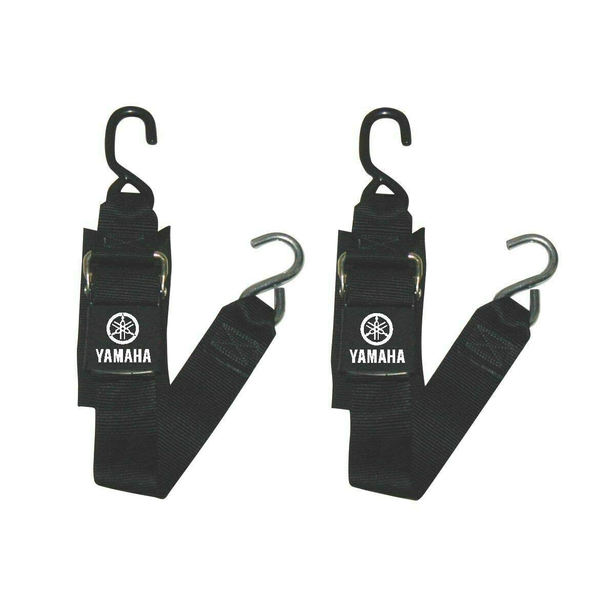 Yamaha Boat Watercraft PWC 2' x 2" Tie Down Strap Set Pair Black SBT-TRNSM-TD-08