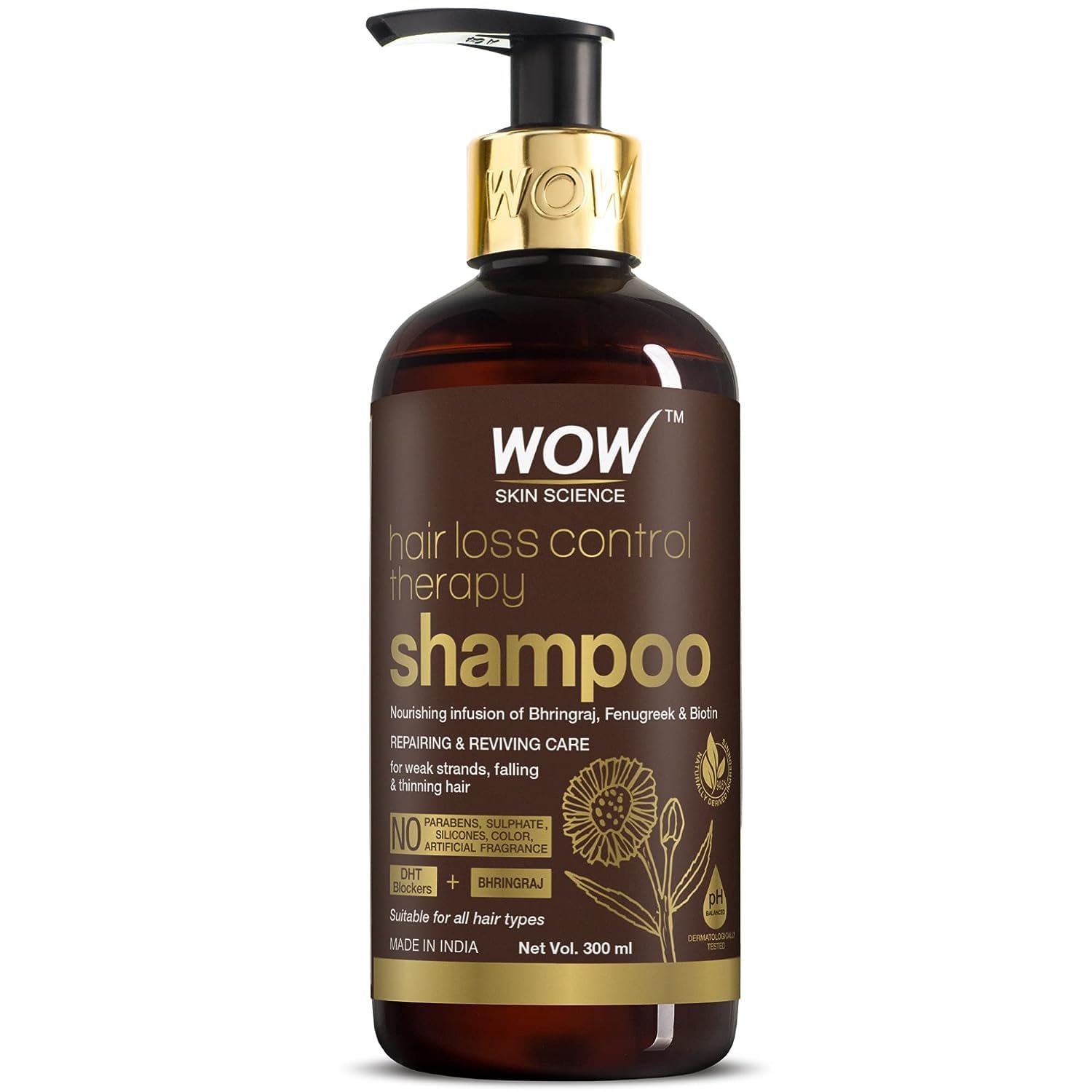 WOWHair Loss Control Therapy Shampoo, 300 ml