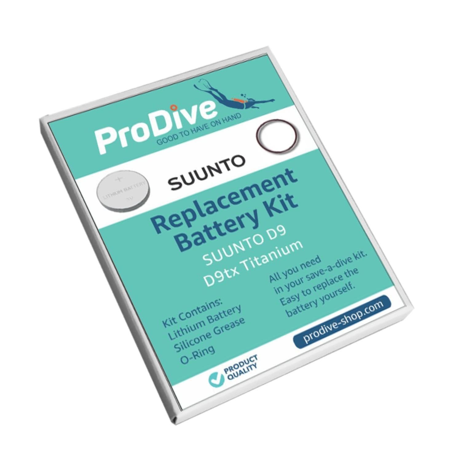 ProDive Replacement Battery Kit for Suunto D9 D9tx