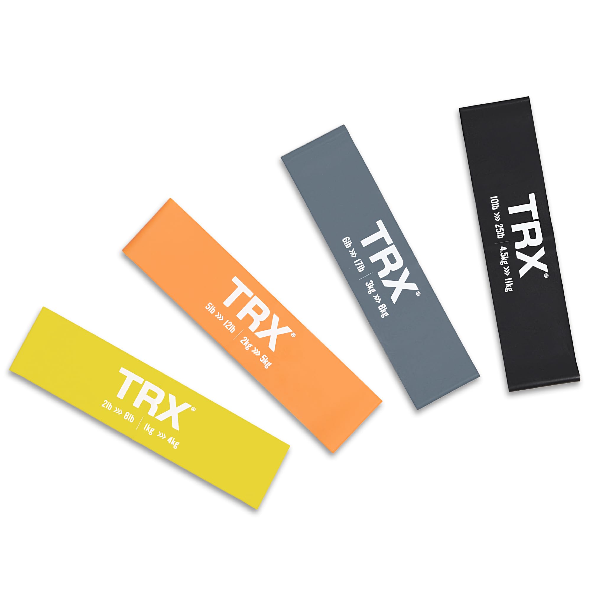 TRX Training Exercise Bands, Exercise Bands for Working Out, Increase Exercise Intensity, Portable Workout Equipment for Women and Men, Set of 4